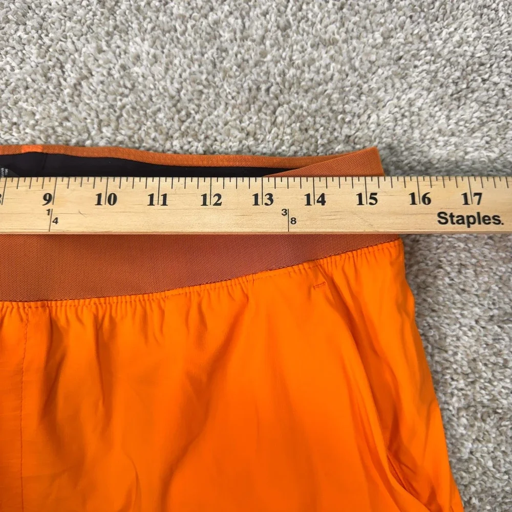 Ten Thousand Set Short Mens Large TTSH005V2 Orange Lined Athletic Training EUC